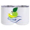 10 oz. White Stainless Steel Short Tumbler Thumbnail