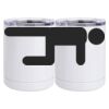 10 oz. White Stainless Steel Short Tumbler Thumbnail