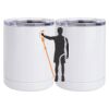 10 oz. White Stainless Steel Short Tumbler Thumbnail