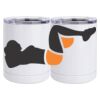 10 oz. White Stainless Steel Short Tumbler Thumbnail