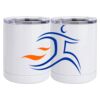 10 oz. White Stainless Steel Short Tumbler Thumbnail