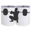 10 oz. White Stainless Steel Short Tumbler Thumbnail