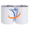10 oz. White Stainless Steel Short Tumbler Thumbnail