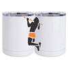 10 oz. White Stainless Steel Short Tumbler Thumbnail