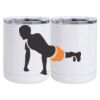 10 oz. White Stainless Steel Short Tumbler Thumbnail
