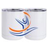 10 oz. White Stainless Steel Short Tumbler Thumbnail