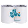 10 oz. White Stainless Steel Short Tumbler Thumbnail