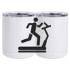 10 oz. White Stainless Steel Short Tumbler Thumbnail