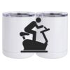 10 oz. White Stainless Steel Short Tumbler Thumbnail