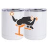 10 oz. White Stainless Steel Short Tumbler Thumbnail