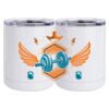 10 oz. White Stainless Steel Short Tumbler Thumbnail