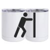 10 oz. White Stainless Steel Short Tumbler Thumbnail