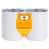 10 oz. White Stainless Steel Short Tumbler Thumbnail