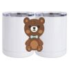 10 oz. White Stainless Steel Short Tumbler Thumbnail