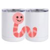 10 oz. White Stainless Steel Short Tumbler Thumbnail