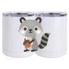 10 oz. White Stainless Steel Short Tumbler Thumbnail