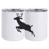 10 oz. White Stainless Steel Short Tumbler Thumbnail