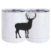10 oz. White Stainless Steel Short Tumbler Thumbnail