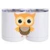 10 oz. White Stainless Steel Short Tumbler Thumbnail