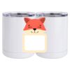 10 oz. White Stainless Steel Short Tumbler Thumbnail