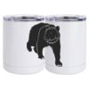10 oz. White Stainless Steel Short Tumbler Thumbnail
