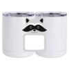 10 oz. White Stainless Steel Short Tumbler Thumbnail