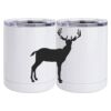10 oz. White Stainless Steel Short Tumbler Thumbnail