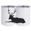 10 oz. White Stainless Steel Short Tumbler Thumbnail