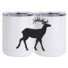 10 oz. White Stainless Steel Short Tumbler Thumbnail