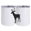 10 oz. White Stainless Steel Short Tumbler Thumbnail