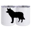 10 oz. White Stainless Steel Short Tumbler Thumbnail
