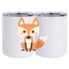 10 oz. White Stainless Steel Short Tumbler Thumbnail