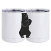 10 oz. White Stainless Steel Short Tumbler Thumbnail