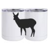 10 oz. White Stainless Steel Short Tumbler Thumbnail