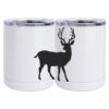 10 oz. White Stainless Steel Short Tumbler Thumbnail