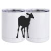 10 oz. White Stainless Steel Short Tumbler Thumbnail