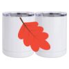 10 oz. White Stainless Steel Short Tumbler Thumbnail