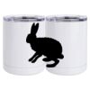 10 oz. White Stainless Steel Short Tumbler Thumbnail