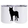10 oz. White Stainless Steel Short Tumbler Thumbnail