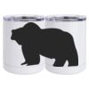10 oz. White Stainless Steel Short Tumbler Thumbnail