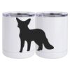 10 oz. White Stainless Steel Short Tumbler Thumbnail