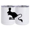 10 oz. White Stainless Steel Short Tumbler Thumbnail