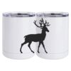 10 oz. White Stainless Steel Short Tumbler Thumbnail
