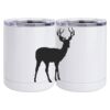 10 oz. White Stainless Steel Short Tumbler Thumbnail