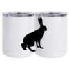 10 oz. White Stainless Steel Short Tumbler Thumbnail
