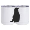 10 oz. White Stainless Steel Short Tumbler Thumbnail