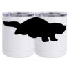 10 oz. White Stainless Steel Short Tumbler Thumbnail