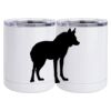 10 oz. White Stainless Steel Short Tumbler Thumbnail