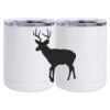 10 oz. White Stainless Steel Short Tumbler Thumbnail