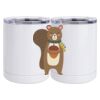 10 oz. White Stainless Steel Short Tumbler Thumbnail